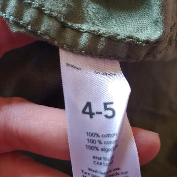 Carters Long Sleeve Button Down Camo Top With Hood Size Boy's 4/5 - Picture 4 of 4